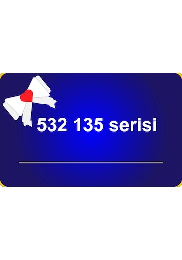 Daha Önce Hiç Kullanılmamış Turkcell 532135 Serili Hatlar
