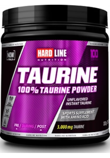 Hardline Taurine Powder Taurin Aromasız 300 Gr 03/2022