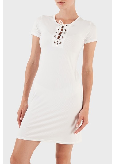 Emporio Armani Bayan Elbise 262673 3r308 00010 Beyaz