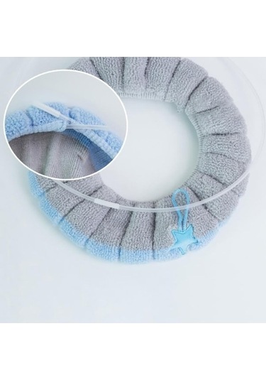 Tongxida Bej Banyo Klozet Kapağı Yumuşak Isıtıcı Mat, Konforlu Kullanım, Bej Bej