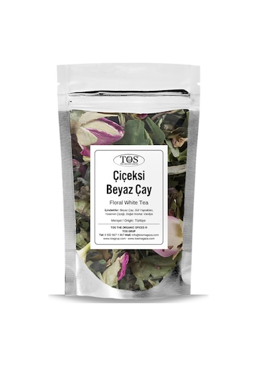 Tos The Organic Spices Çiçeksi Beyaz Çay 40 G