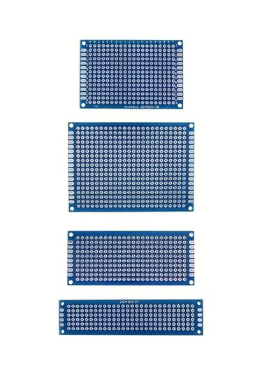 Sunshine011 20 Adet Çift Taraflı Pcb Kartı 2x8 3x7 4x6 1.97x2.76inch Dıy Lehimleme Projeleri