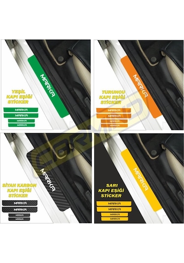 Hyundai Accent Blue Kapı Eşiği Sticker (4 Adet) New