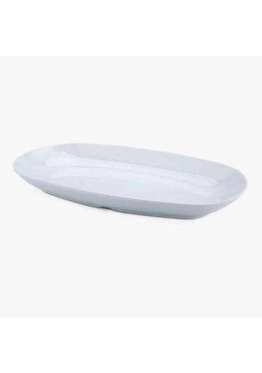6 Ad Arya Hitit Termostar 14 Cm Meze Kayık Tabak Melamin Beyaz