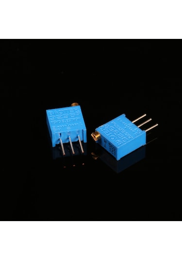 Aubyhe Voltaj Ve Akım Regülasyonu İçin 10 Farklı Değerli 500ω-1mω 50 Adet Çok Turlu Ayar Resistör Seti