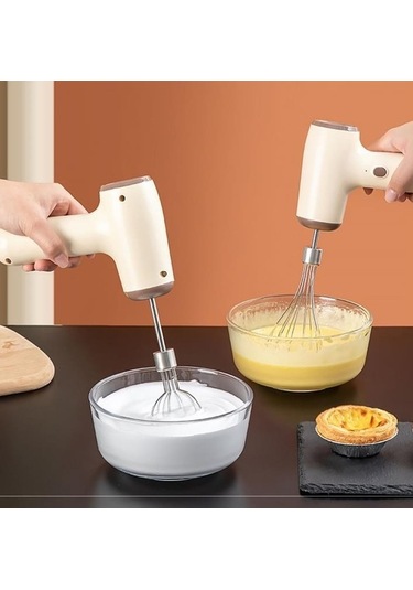 Ganzhoushop Tipi Teli, Pişirme Küçük Ev Elektrikli Çırpma Ambition Akülü Oyuncak - Pratik Ve Kullanışlı Beyaz