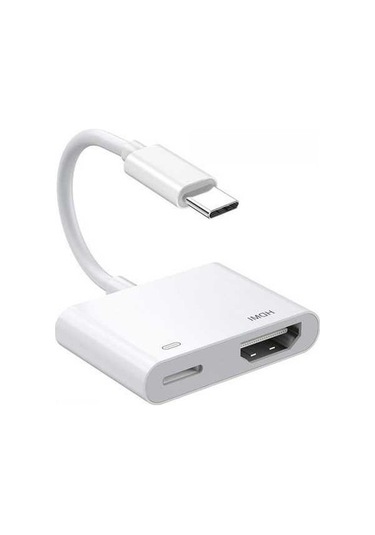 Fastbuy iPhone Uyumlu 16/15 Serisi Usb-c-hdmı Adaptör: 4k 30hz Tv Bağlantısı, Spor/film/oyun, Kolay Kurulum