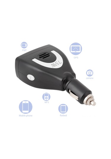 Lemestar Araç İçin Entegre Usb Çıkışı 75w 12v Dc'den 220v Ac'ye Dönüştürücü, Modifiye Sinüs Dalga, Taşınabilir Elektrik Aleti