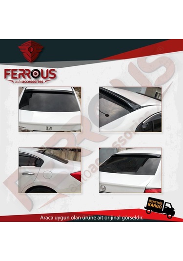 Renault Megane 4 Arka Cam Üstü Spoyler 2016 Ve Üstü