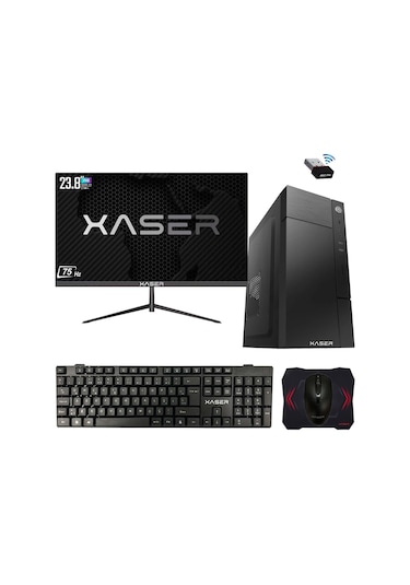 Xaser XSR422 i7-6700 8 GB 256 GB SSD 23.8" Free Dos Masaüstü Bilgisayar
