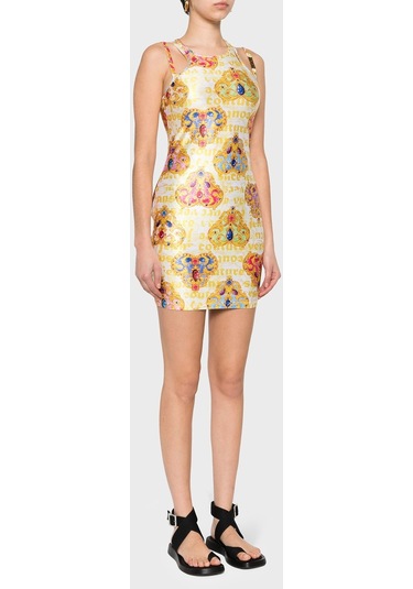 Versace Jeans Couture Bayan Elbise 76hao944 Js348 G03 Beyaz-gold Versace Jeans Couture Bayan Elbise 76hao944 Js348 G03 Beyaz-gold