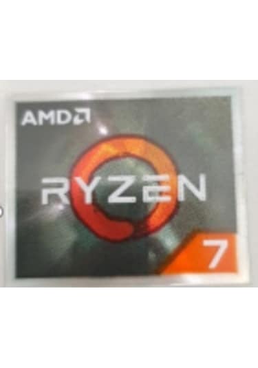 OEM AMD RYZEN 7 Sticker v2 Etiket D131