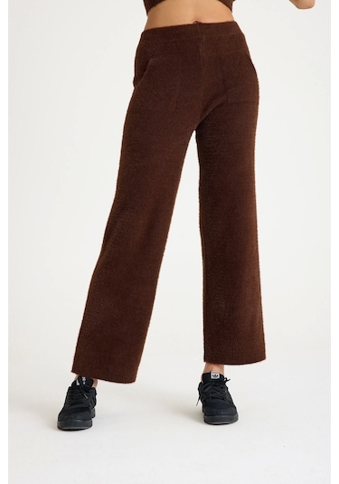 Allys Pantolon-crop-hırka Takım Kahve