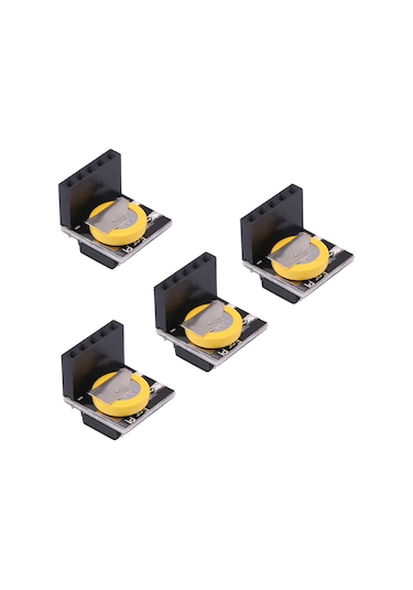 Ximistore9 Ds3231 Rtc Saat Modülü 4'lü Paket Pil Dahil - Yüksek Doğruluk, Sıcaklık Sensörü, 3.3v/5v Uyumlu