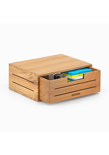 Woodsaka - 3line Mini Çekmece - Masaüstü Kutu