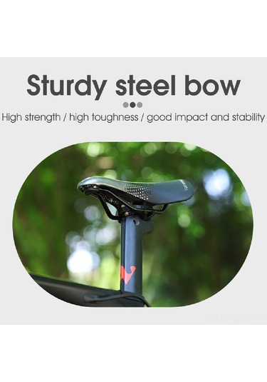 Springsun "west Bıkıng Konforlu Bisiklet Sele Seti - Hava Geçirgen Pu Malzeme Ve Yağmurluk Kılıfı" Çok Renkli