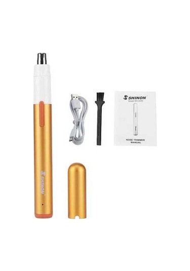 Pazly Yüz Ve Vücut İçin Renkli Makas Kulak Kılı Kesici, Kaş Ve Burun Kılı Döner Bıçak 360 Bm Çok Renkli Çok Renkli