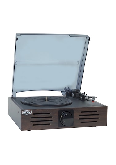 Midex MTX-106BN 3 Devir Nostaljik Retro Pikap Plak Çalar + İğne