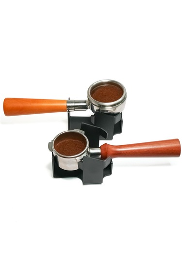 Homyl Kahve Sabotaj Tutucu Filtre Standı, Portafiltre Rafı, 51 Siyah