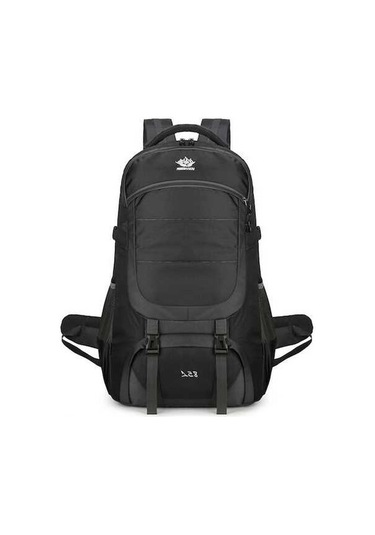 Ebitda 85l Su Geçirmez Sırt Çantası - Kamp, Yürüyüş Ve Seyahat İçin Siyah Siyah