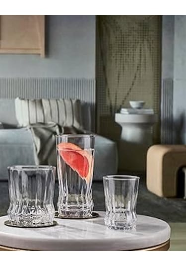 Paşabahçe Gaia 18 Parça Bardak Seti 950082 Şeffaf