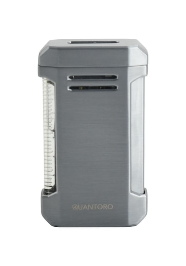 Quantoro Perde Alev Delicili Gümüş Metal Puro Çakmağı