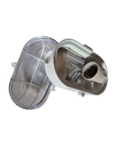 Fazör - Çetsan Kafes Lamba E-27 Duy + Led Ampul Beyaz
