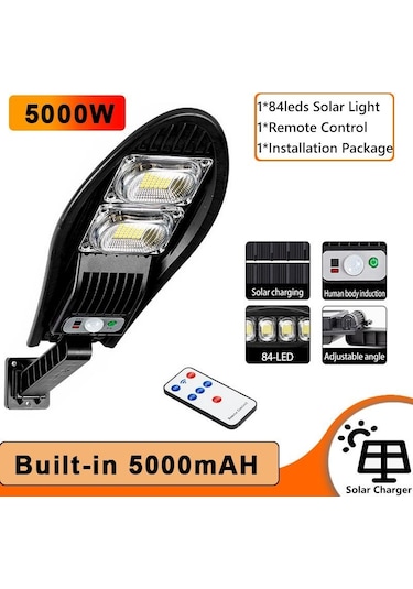 10000w 168led Yükseltilmiş Güneş Sokak Lambası Açık Su Geçirmez Led Bahçe Duvarı Ayarlanabi Solar Lamba Dahili Bahçe Ayd. 56671513