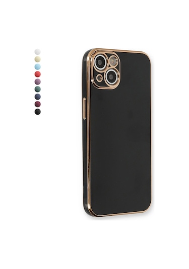 İphone 15 Kılıf Luxury Seri Kamera Korumalı Silikon Kapak