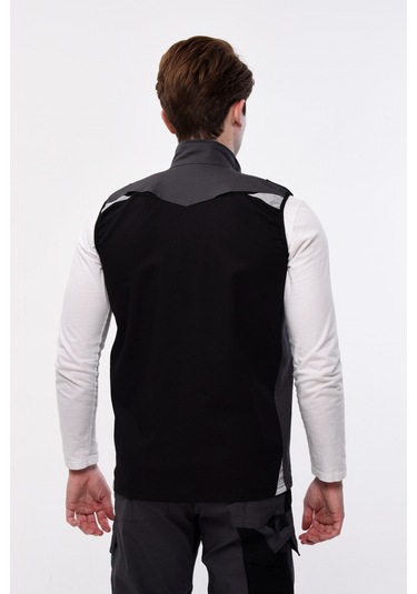 Uniprom Yelek Likralı Madrid Model 10 Cepli Yazlık Siyah