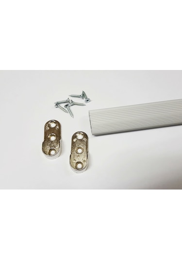 Gardırop Askı Borusu Alüminyum Oval Dolap Borusu 70 Cm