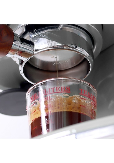 Lemestar Kahve Makinesi Filtre Sepeti - 51mm Tek/çift Portiyon Baskıli Paslanmaz Çelik Kahve Filtresi Gümüş