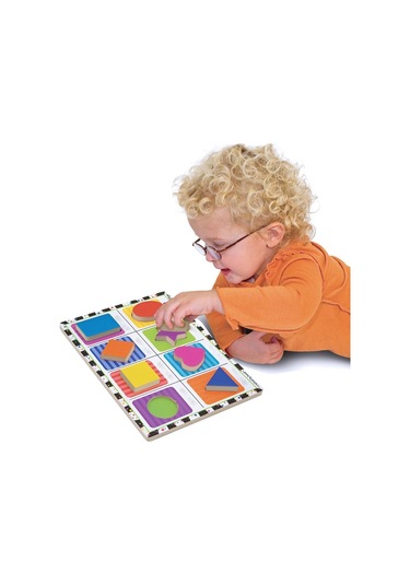 Melissa&Doug Ahşap Tombul Puzzle Şekiller