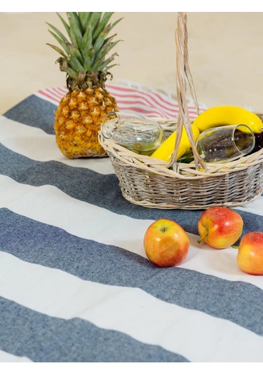 Gang Büyük Plaj Havlusu 90x180 Cm Pamuk Hint 391927931 Bej