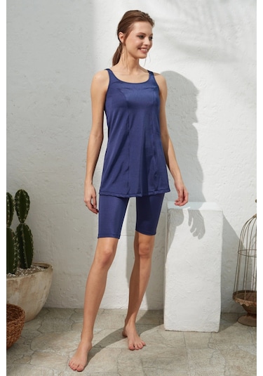 Pierre Cardin Kadın Lacivert Dubai Askılı Tankini Takım 221508