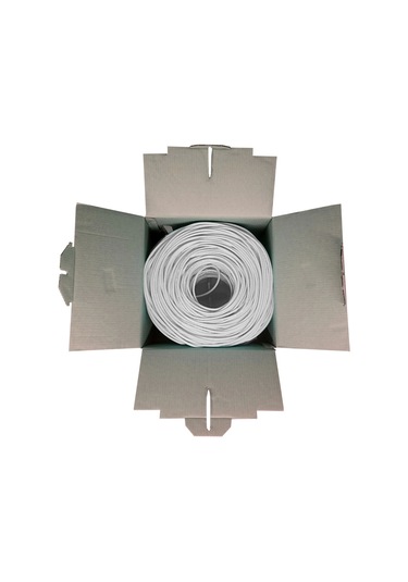 Powergate Cat6-box-gy, 23awg 0,57mm, Utp, Cat6 Kablo, 305m, Gri