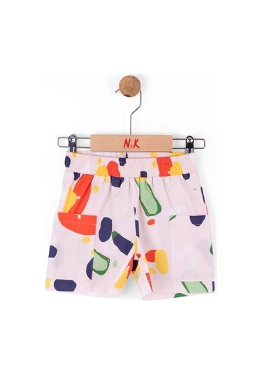 Nk Kids Kız Bebek Clown Şort Coral Çok Renkli