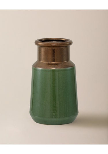 Africain Seramik Vazo - Yeşil8684427037379 Yeşil
