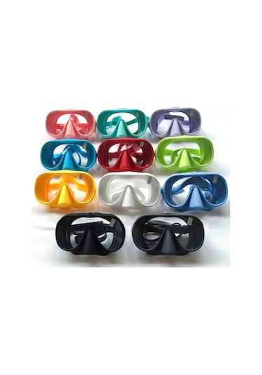Sona Sona M1 Maske +Roll-Up Snorkel+Yedek Kayış+Deluxe Çanta Mavi