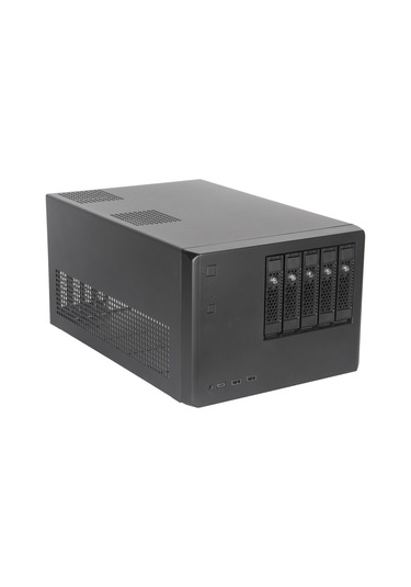 SilverStone CS351 5 Adet SAS-12G/SATA-6G Destekli mATX NAS Kasası