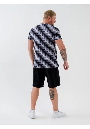 Natıvıa Baskılı Pamuklu Tişört 430229798 Siyah