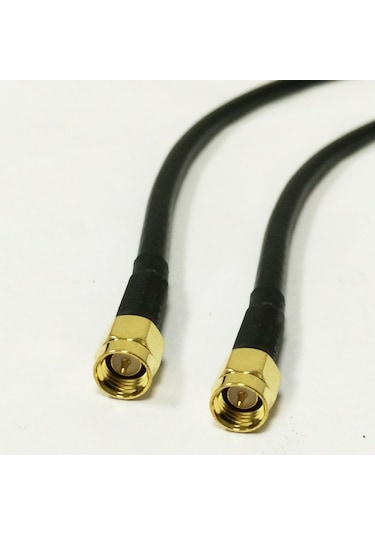 SMA Erkek - SMA Erkek Wireless Wifi Anten Kablosu 2 Metre