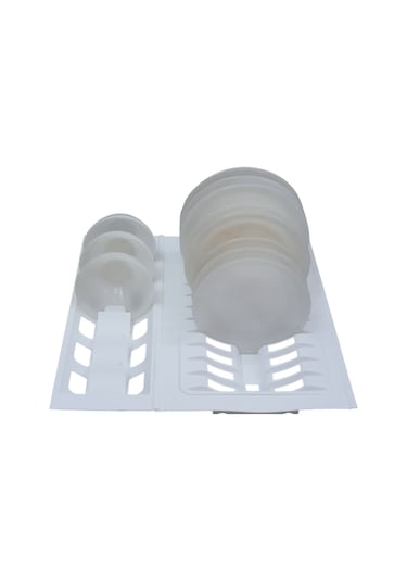 Çekmece Içi Tabaklık Ve Kaselik Düzenleyici Beyaz Yandan 3cm, Boydan 6cm Kesilebilir 44x48 Cm Beyaz