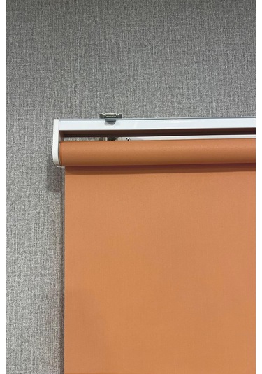 Stor Perde İthal Mat Polyester Turuncu P1470 Turuncu