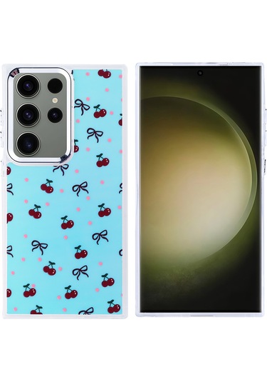 Toyigoo Galaxy Uyumlu S25 Ultra Kılıf Airbag Tasarımlı Tygo Hadra Kapak - Kiraz Kiraz