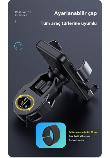 Elektrikli Bisiklet Telefon Tutacağı, Motosiklet Navigasyon Tutacağı, Araç İçi Telefon Tutacağı Blue