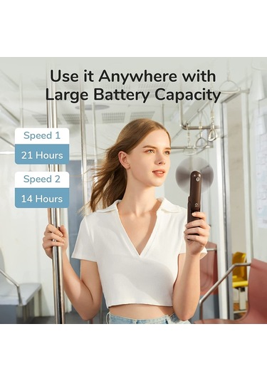 Fıy Taşınabilir Fan 2000 Mah El 3'ü 1 Arada Mini Fan Usb Şarj