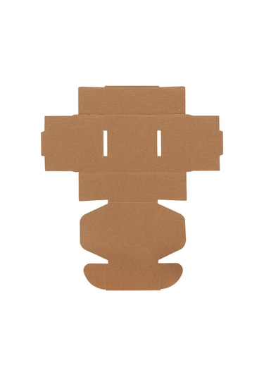 Packanya 8x8x4 - 100 Adet Kalpli Baskılı - Kilitli E Ticaret Karton Kargo Kutusu