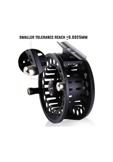 Novahub Siyah 5/6wfsinek Balıkçılık Reel Cnc Alüminyum Sinek Makarası, Hafif Ve Dayanıklı Balıkçılık Tekerlek
