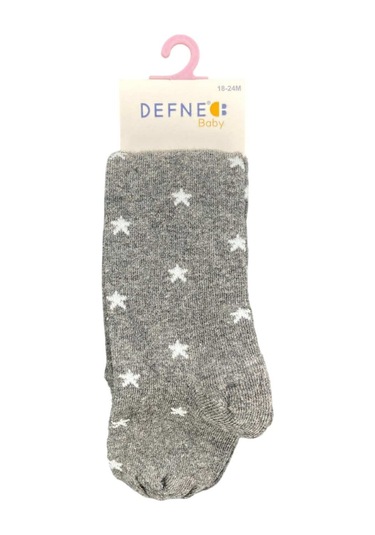 Defne Baby Bebek Külotlu Çorap 019-21 Gri